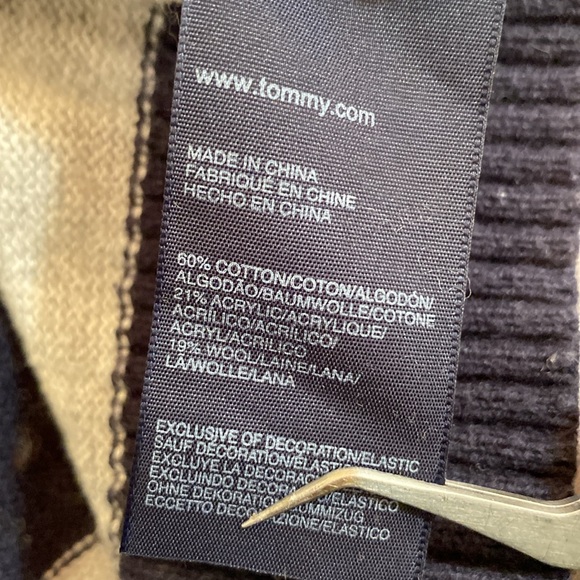 Tommy Hilfiger - Men’s striped sweater. Size L - Picture 4 of 9